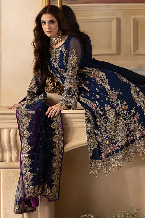 CHARIZMA - 3-Pc Unstitched Premium Luxury Handwork Chiffon with Premium Embroidered Dupatta DJW4-01