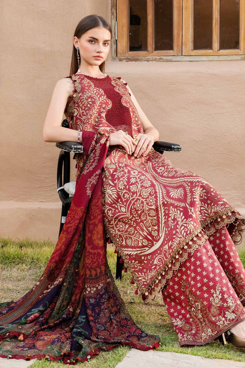MARIA B - 3 Piece Unstitched Printed Lawn Suit | 12-A