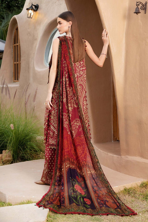 MARIA B - 3 Piece Unstitched Printed Lawn Suit | 12-A