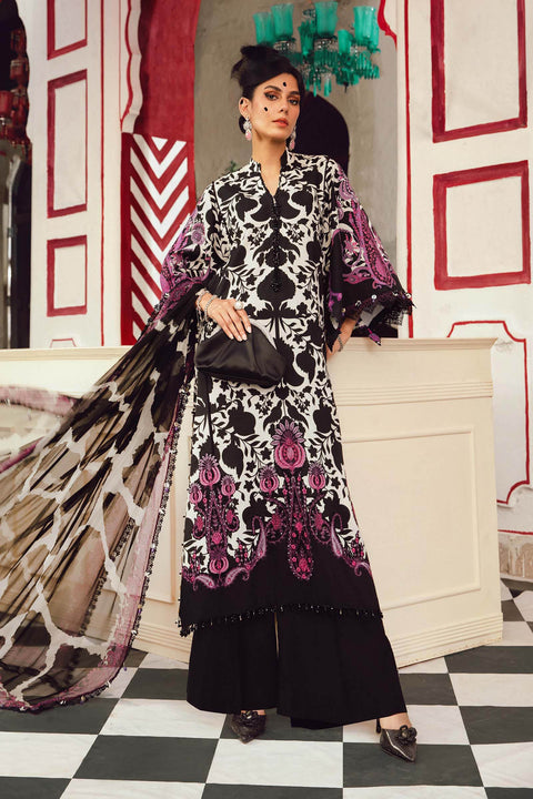 MARIA B - 3 Piece Embroidered Khaddar MPT-2704-B