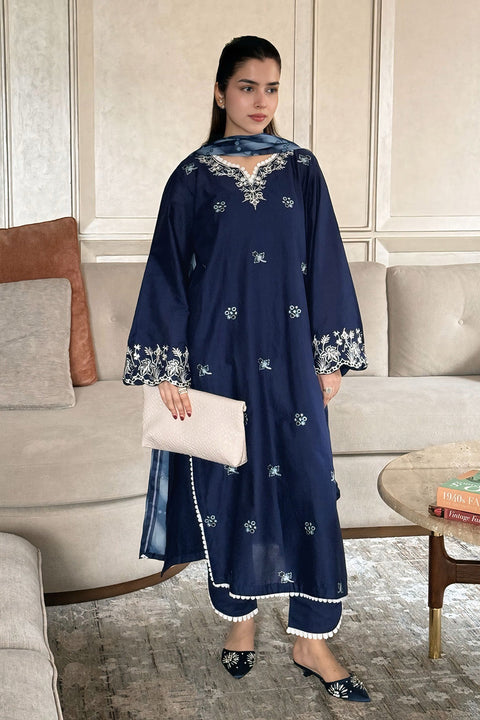 Maryum N Maria - 3-piece luxury unstiched embroidered dress- ( DUREYA - MSS5758)