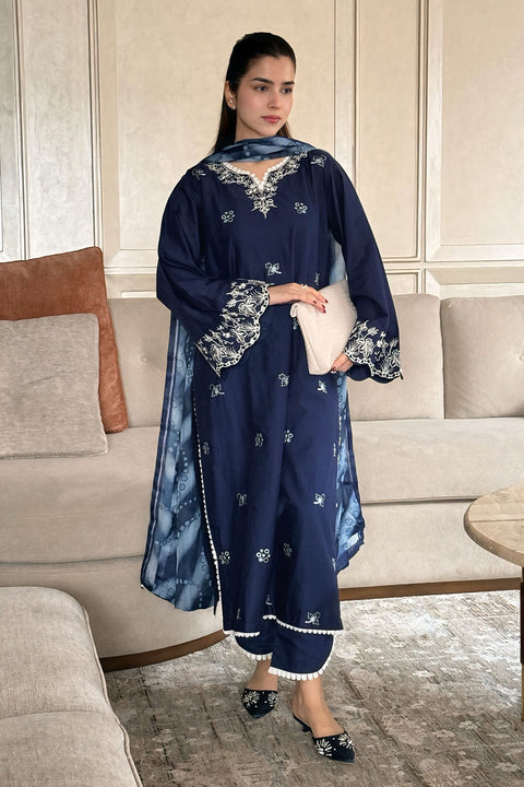 Maryum N Maria - 3-piece luxury unstiched embroidered dress- ( DUREYA - MSS5758)
