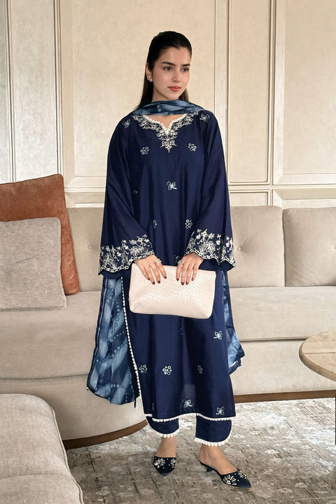 Maryum N Maria - 3-piece luxury unstiched embroidered dress- ( DUREYA - MSS5758)