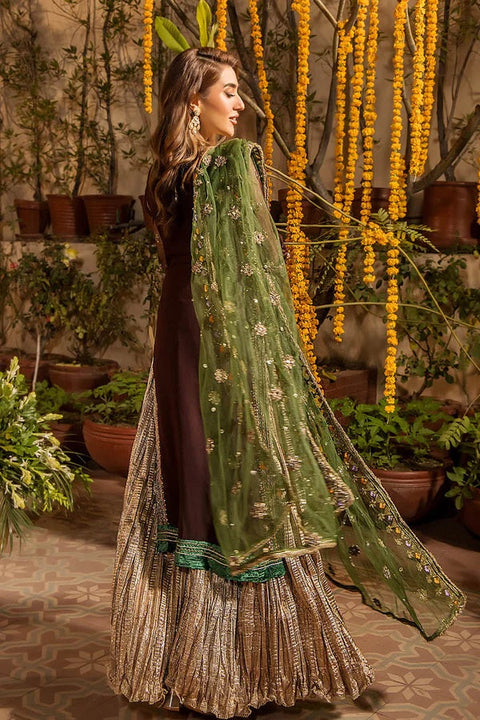 Khudabaksh Luxury Chiffon Dress Embroidered 3 Piece Unstitched - P-265