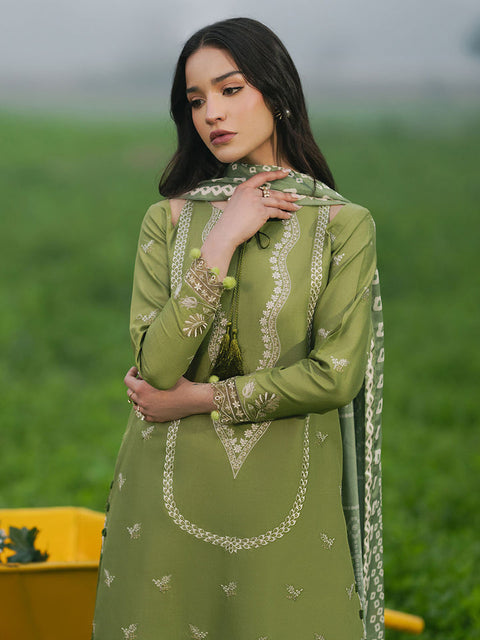 IZEL - Lawn Unstitched Embroidered Collection with Printed Dupatta - KPR26