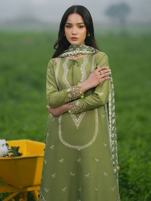 IZEL - Lawn Unstitched Embroidered Collection with Printed Dupatta - KPR26