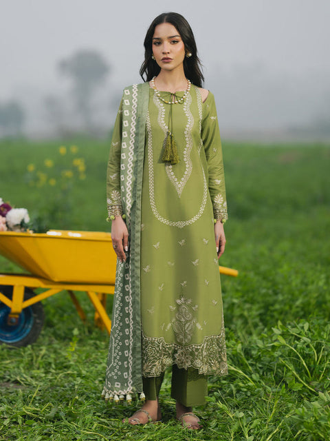 IZEL - Lawn Unstitched Embroidered Collection with Printed Dupatta - KPR26