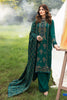 RAMSHA- 3PC DHANAK EMBROIDERED SHIRT DHANAK HEAVY EMBROIDERED SHAWL DUPATTA AND TROUSER KP7