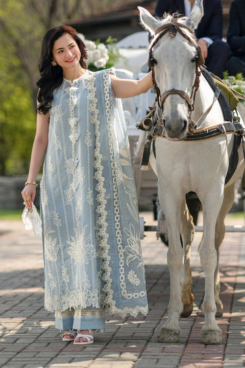 RANG RASIYA - Luxury Lawn Embroidered Unstitched 3 Piece - Ayla