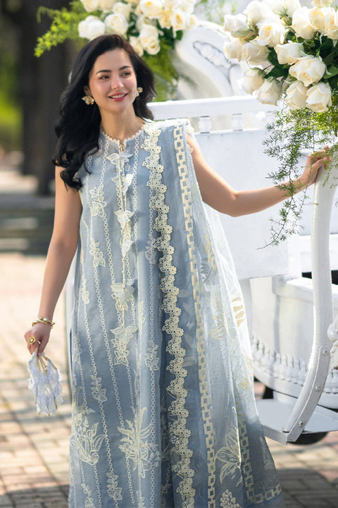 RANG RASIYA - Luxury Lawn Embroidered Unstitched 3 Piece - Ayla