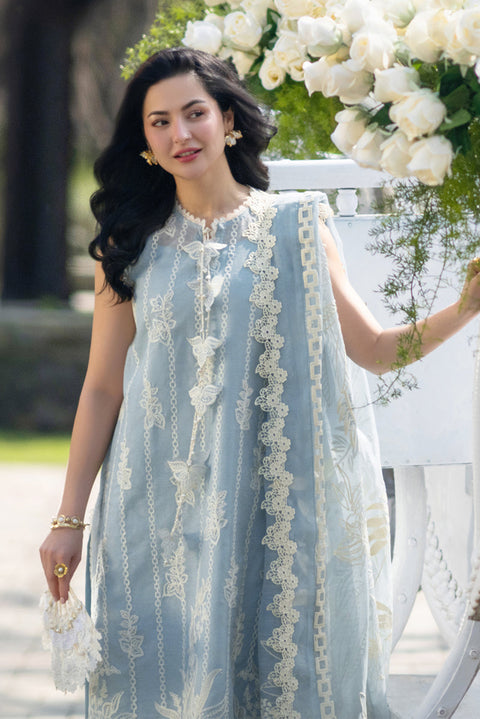 RANG RASIYA - Luxury Lawn Embroidered Unstitched 3 Piece - Ayla