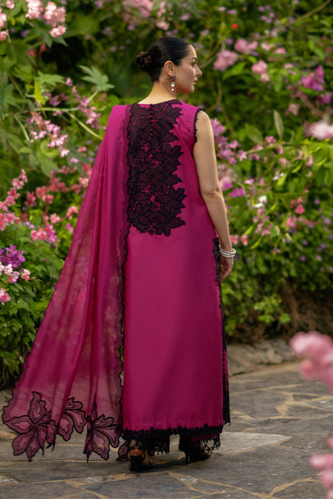 RANG RASIYA - Luxury Lawn Embroidered Unstitched 3 Piece - Maya