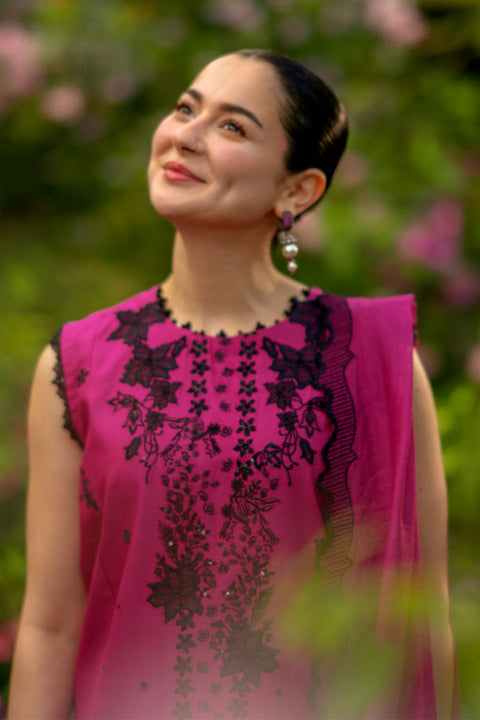 RANG RASIYA - Luxury Lawn Embroidered Unstitched 3 Piece - Maya