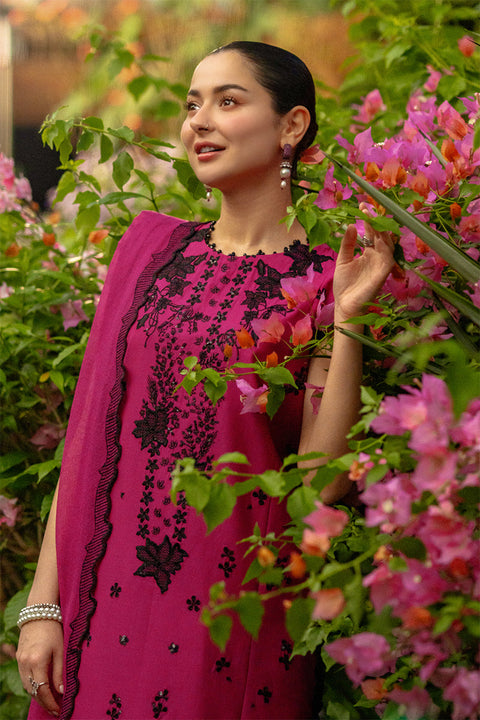 RANG RASIYA - Luxury Lawn Embroidered Unstitched 3 Piece - Maya