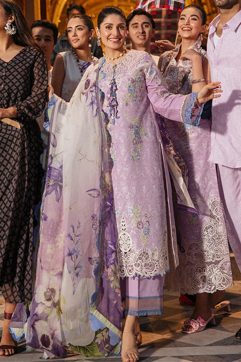Mushq Embroidered Lawn Suits Unstitched 3 Piece MQ22FDV MSL22-07 ELIANA - Luxury Summer Collection