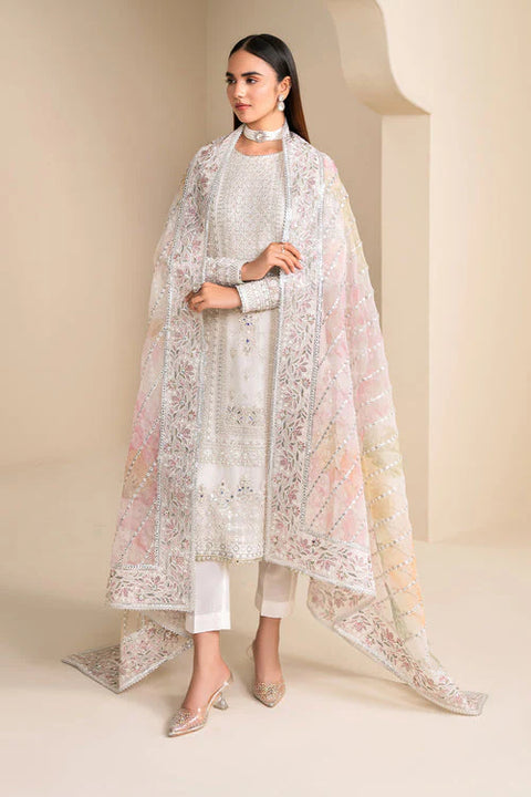 Baroque Exclusive Formal Embroidered Chiffon Unstitched 3Pc UF-623
