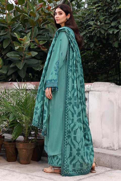 Cross Stitch - Luxury Lawn Embroidered 3 Piece Unstitched - FLEUR WHISPER
