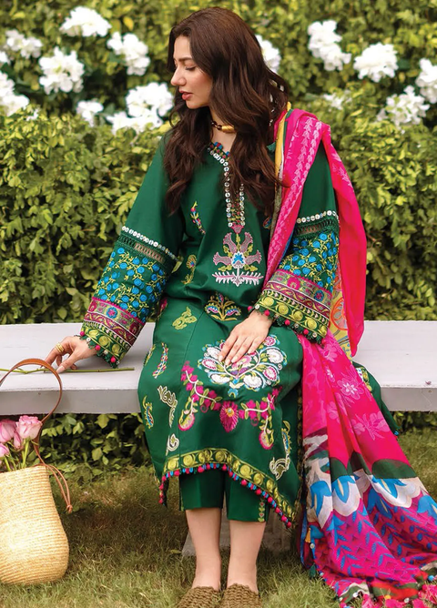 Winter Collection - Siraa  - KPR-02 B (GREEN)