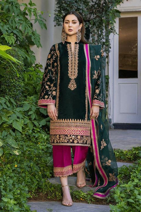 Zainab Chottani Velvet Collection Pareeshay 3 Pieces Unstitched Z-03