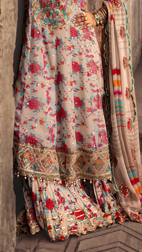 Charizma Vasal Vol-02 Embroidered Chiffon Unstitched 3Pc Suit VSL25-08