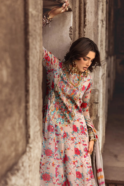 Charizma Vasal Vol-02 Embroidered Chiffon Unstitched 3Pc Suit VSL25-08
