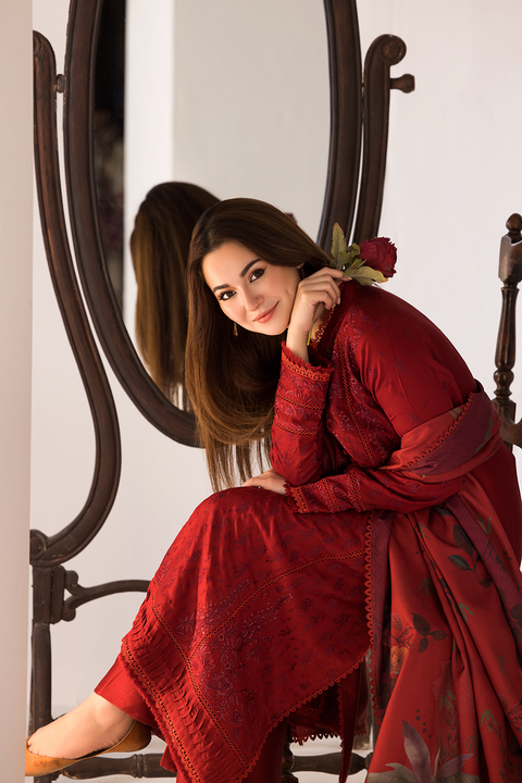 Sobia Nazir Embroidered Marina Unstitched 3Pc Suit WS24-1A