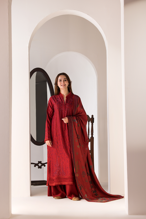Sobia Nazir Embroidered Marina Unstitched 3Pc Suit WS24-1A