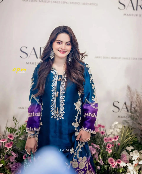ETHNIC - 3 Piece Unstitched Embroidered Lawn Suit : PP4