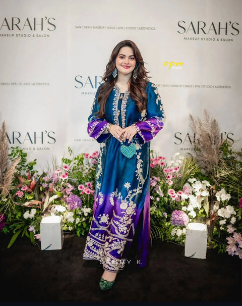 ETHNIC - 3 Piece Unstitched Embroidered Lawn Suit : PP4