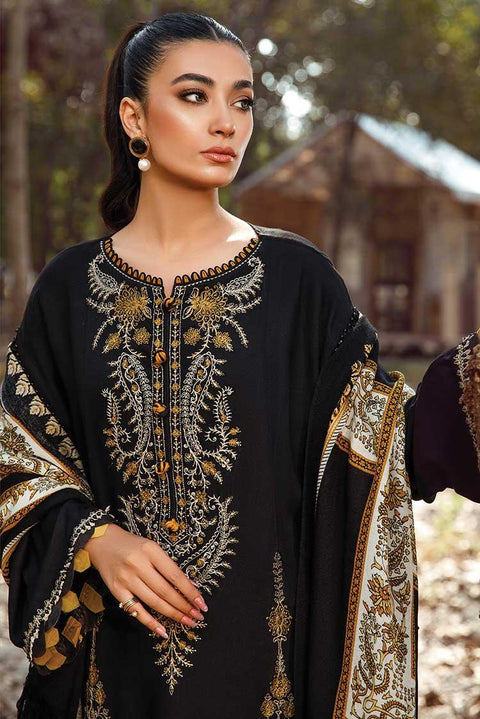 MARIA B - 3PC LAWN EMBROIDERED SHIRT WITH DIAMOND DUPATTA AND TROUSER- Kpr 1329
