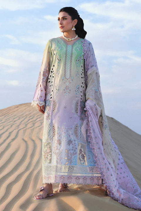 Nureh - Amaris Emelfie NE-228 - Luxury Lawn Embroidered Unstitched 3 Piece
