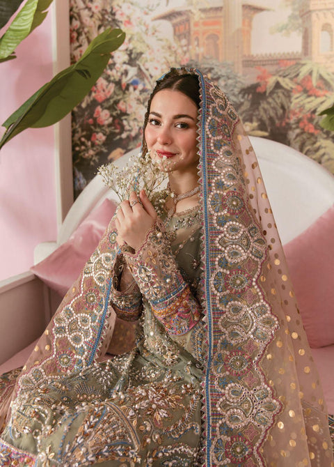 Elaf Embroidered Organza Suits Unstitched 3 Piece EF22C ECC-4 Mariee - Luxury Collection