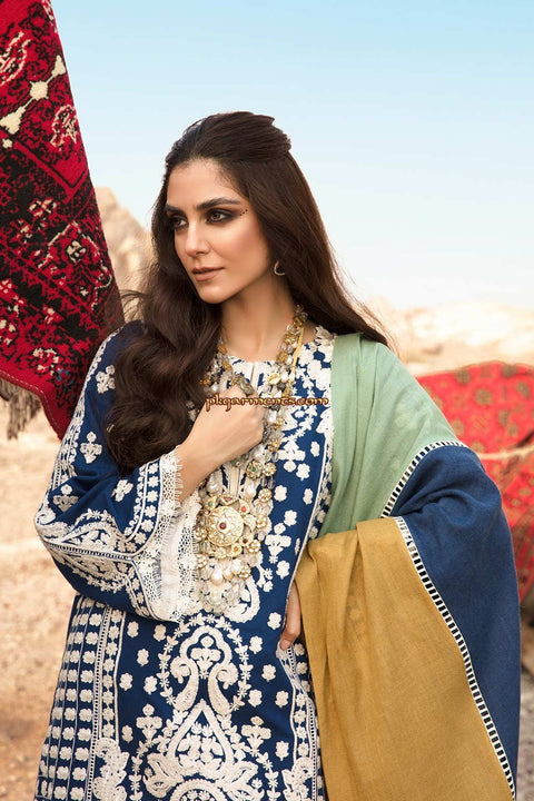 CRIMSON - Luxury Lawn 3-PC Unstitched Festive Edit Lawn Collection  SANGRIA