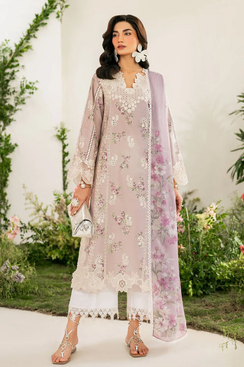 Iznik Embroidered Lawn Suits Unstitched 3 Piece IZ25FE IFE-09