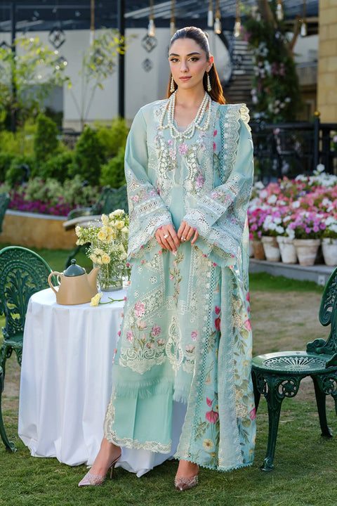 ELAF Embroidered Lawn Suits Unstitched 3 Piece 2B ZOYA - Luxury Collection