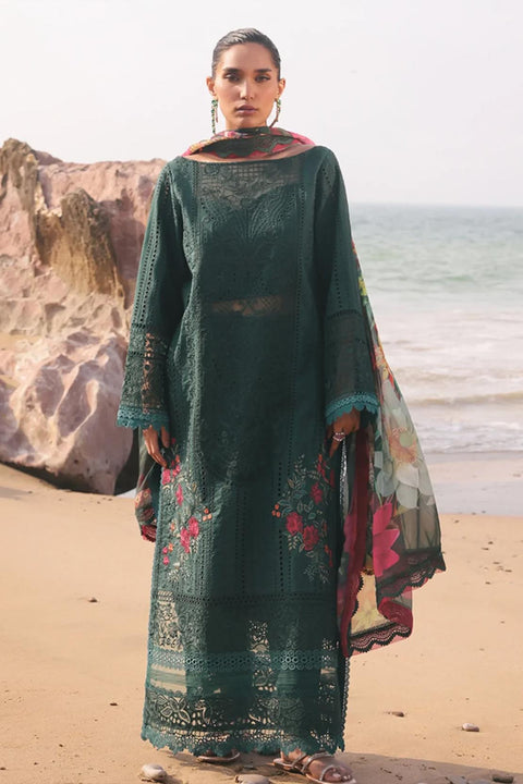 Imrozia Serene Embroidered Lawn Unstitched 3Pc Suit  SL 77 A Rameen