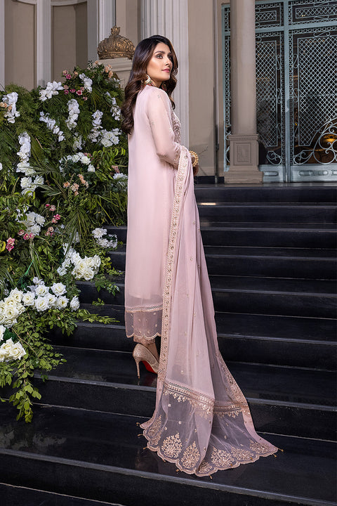 Azure - Chiffon Embroidered Luxury Unstitched 3-Piece - Az-1