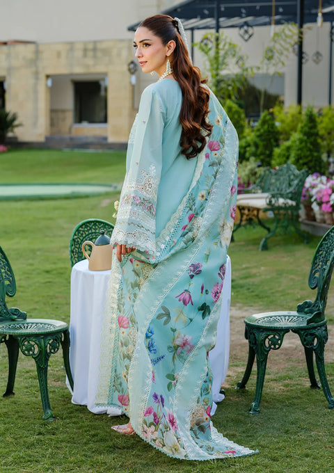 ELAF Embroidered Lawn Suits Unstitched 3 Piece 2B ZOYA - Luxury Collection