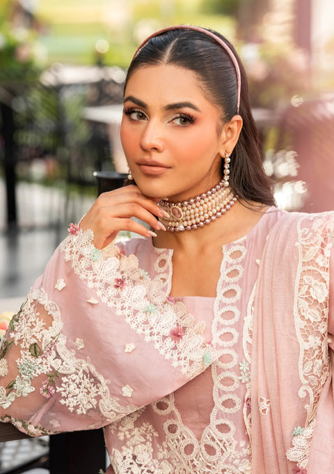 Elaf Luxury Lawn'25 Vol-2 ELH-3B OH MY ROSE