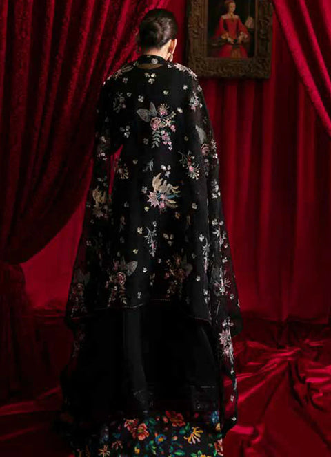 Elanora by Nureh Embroidered Organza Suit Unstitched 3 Piece NU24E NEL-53