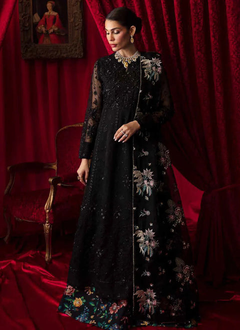 Elanora by Nureh Embroidered Organza Suit Unstitched 3 Piece NU24E NEL-53