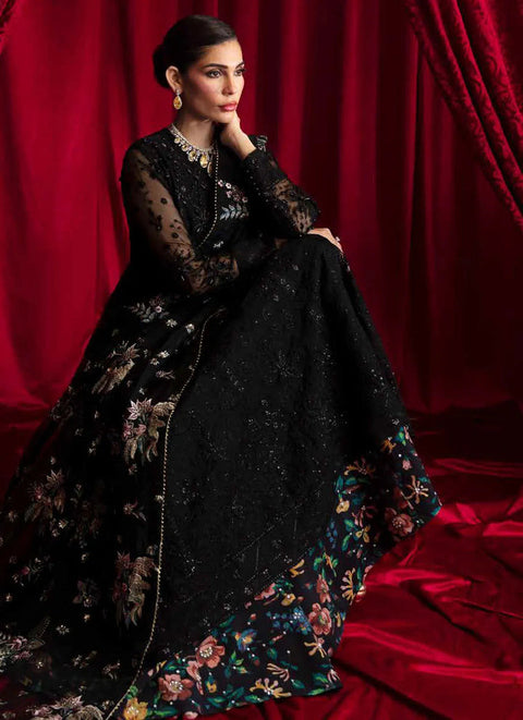 Elanora by Nureh Embroidered Organza Suit Unstitched 3 Piece NU24E NEL-53
