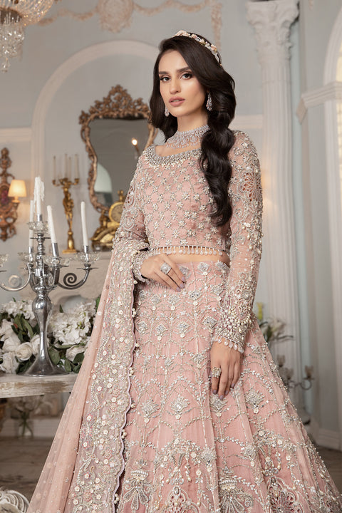 Maria B Bridal couture Pink shade (EX-140)