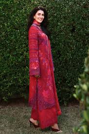 Mushq - 3-piece luxury unstiched embroidered dress- dhannk dress with Pashimna Shawl (Falling Petals)