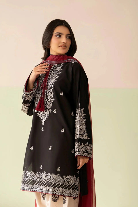Marwa - 3-piece luxury unstiched embroidered dress- (chaudharyarts)