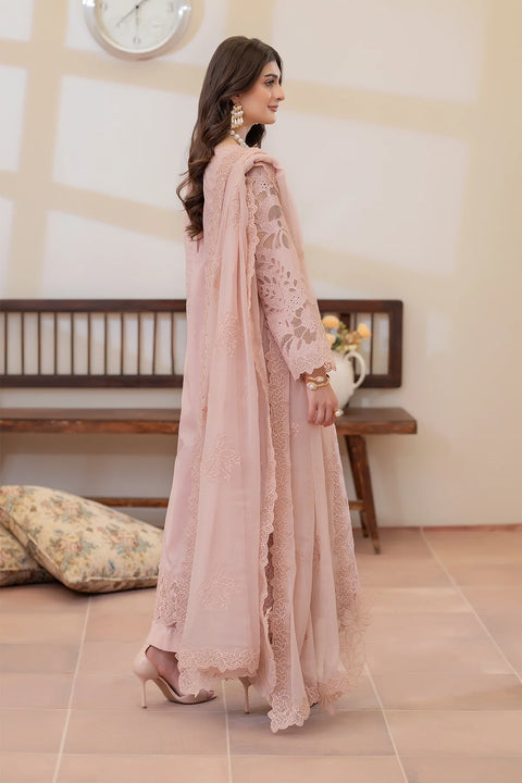 Imrozia Luxury Embroidered Lawn Unstitched 3Pc Suit-Lavender Grace-P01