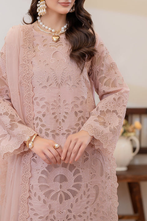 Imrozia Luxury Embroidered Lawn Unstitched 3Pc Suit-Lavender Grace-P01