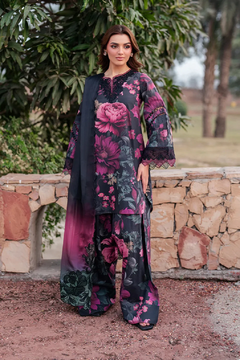 Iznik - Luxury Lawn Embroidered Unstitched 3 Piece - UE-399