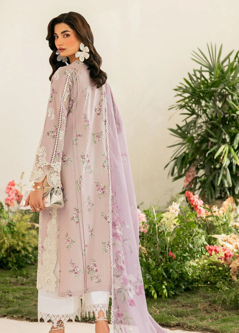 Iznik Embroidered Lawn Suits Unstitched 3 Piece IZ25FE IFE-09