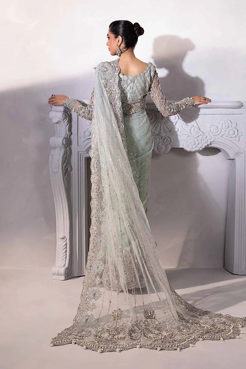 Maria.B Couture Net Embroidered Saree Mariella